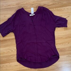 NWT Porridge Anthropologie Purple Tunic Top Small
